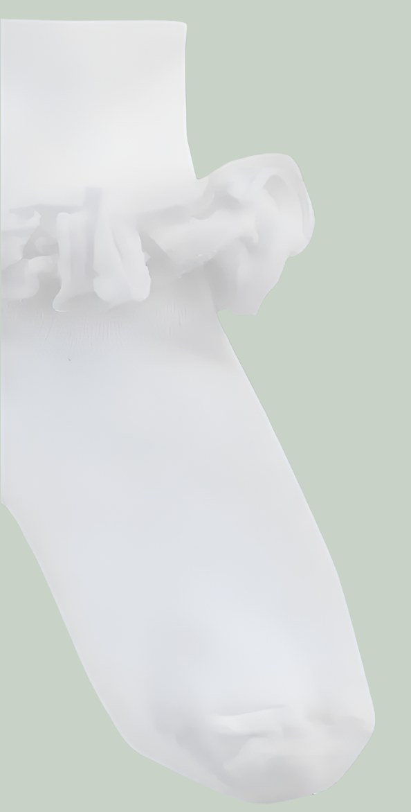 Ruffle Frill Sock
