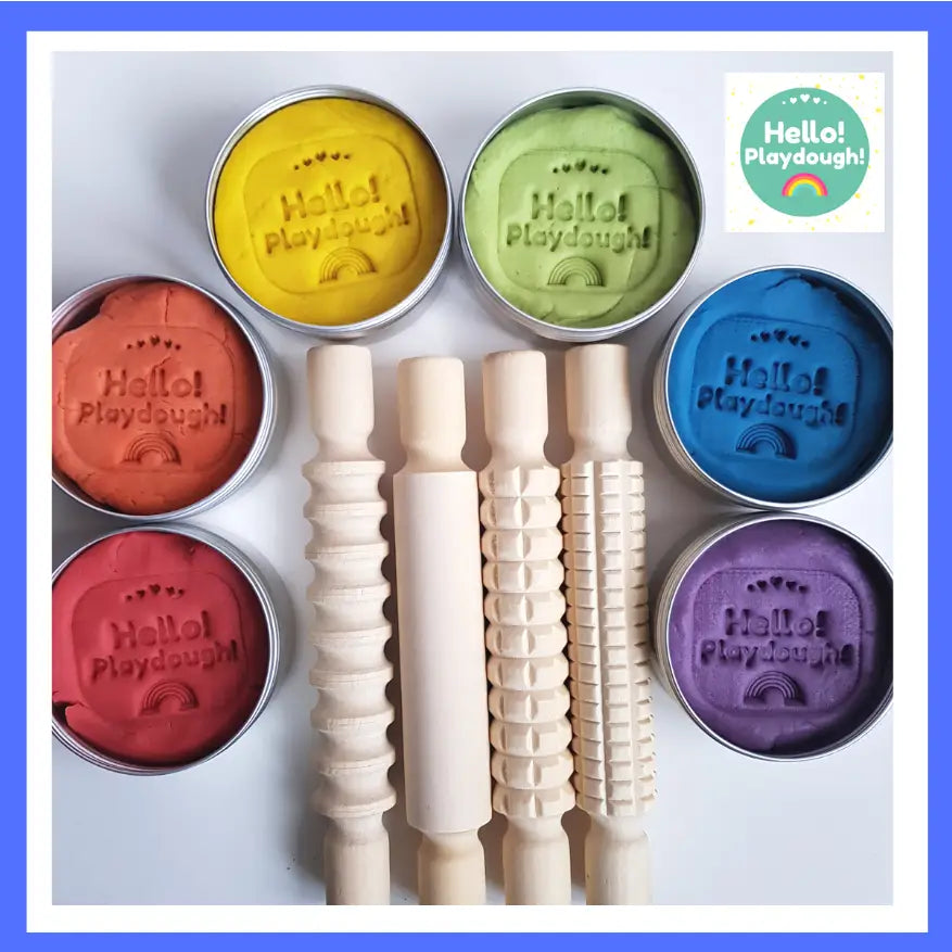 Wooden Rolling Pin / Textured Rolling Pins - Loch and Ali's Children's Boutique