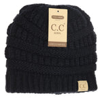 Kids Solid Fuzzy Lined Cc Beanie - Loch and Ali's Children's Boutique