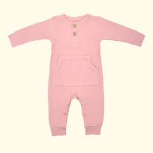 Baby Ribbed Playsuit with Pockets - Loch and Ali's Children's Boutique