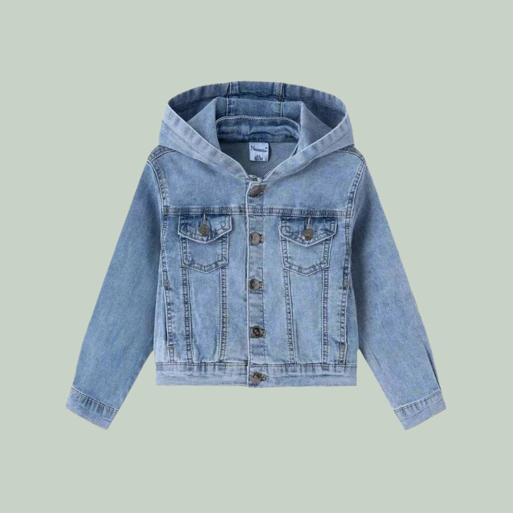 Denim Jacket with Hood