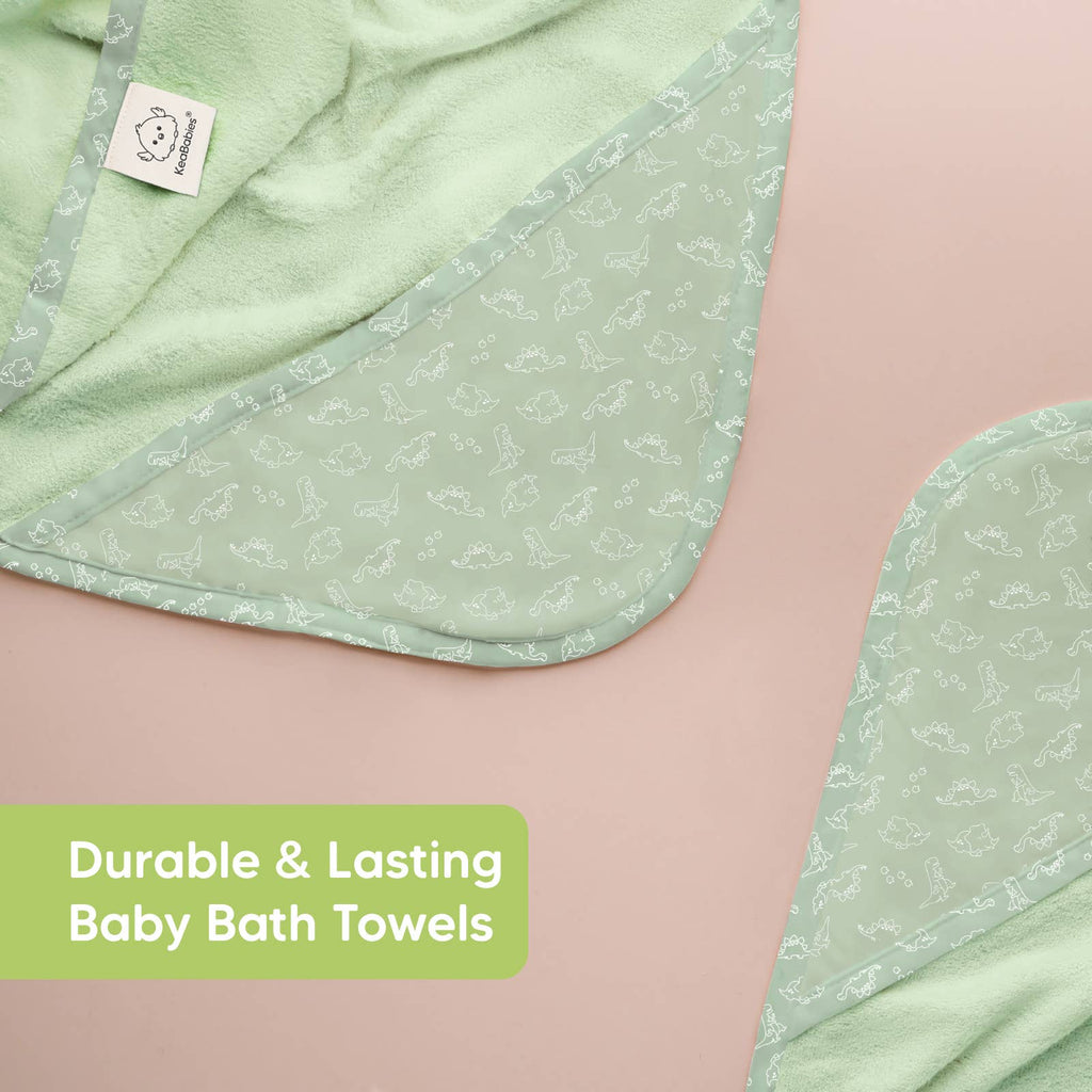 KeaBabies Luxe Baby Hooded Towel