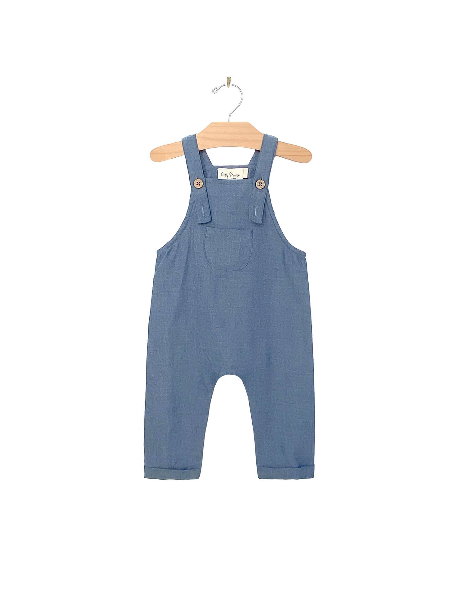 Long Overall- Chambray - Loch and Ali's Children's Boutique