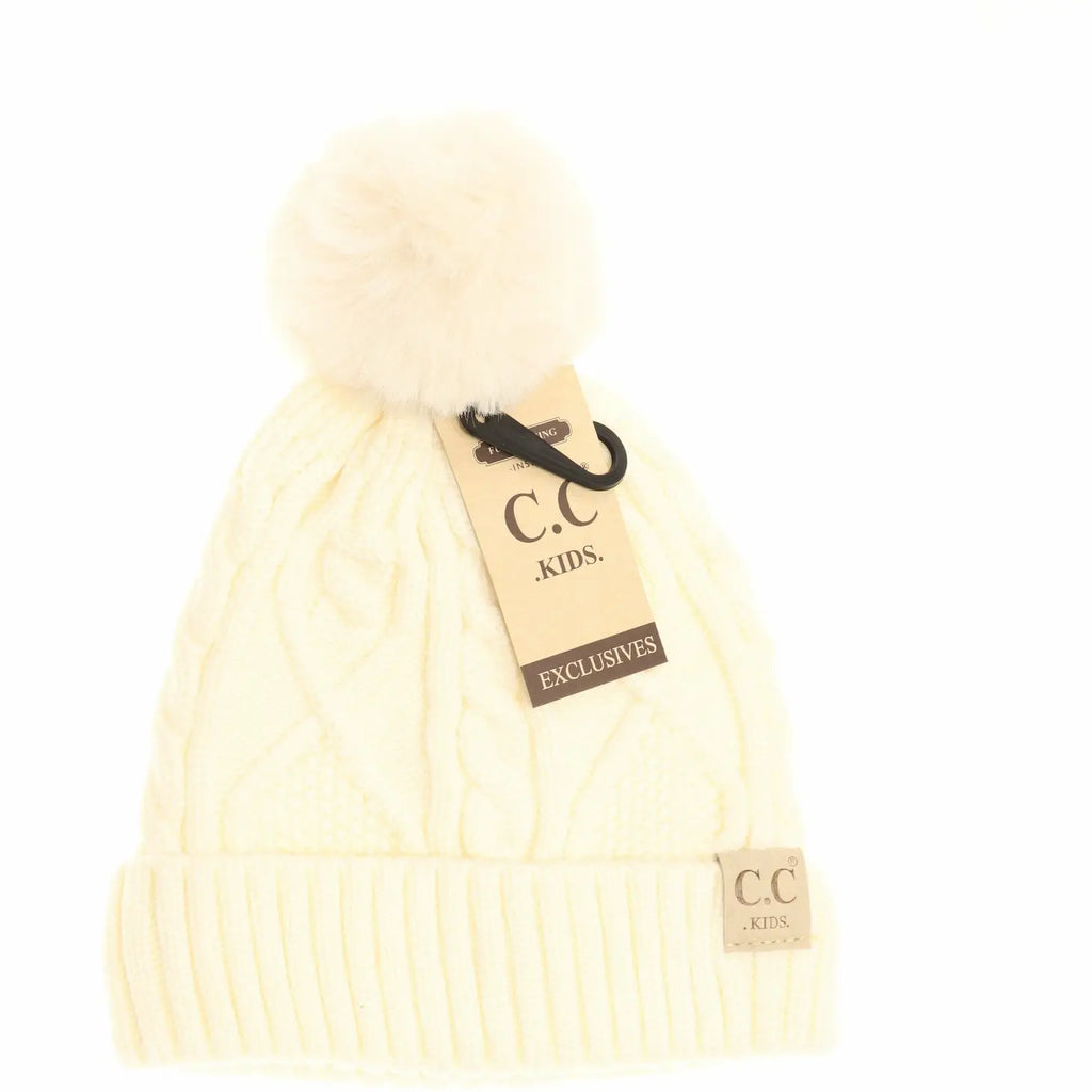 Kids Matching Fur Pom - Loch and Ali's Children's Boutique