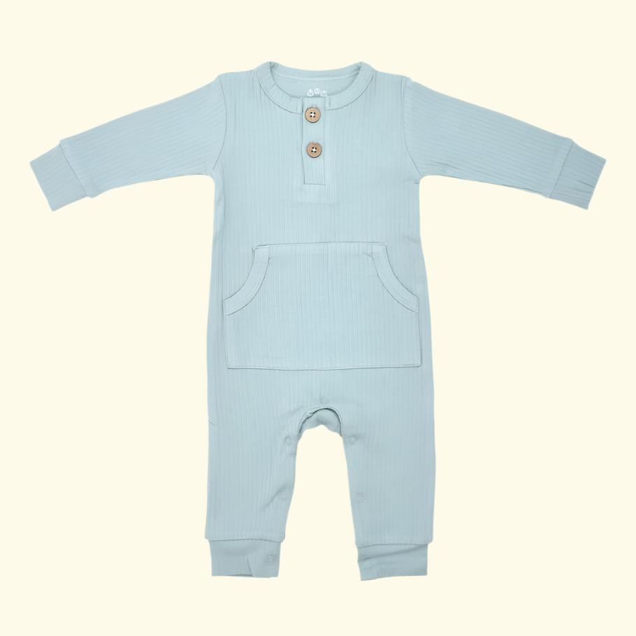 Baby Ribbed Playsuit with Pockets - Loch and Ali's Children's Boutique