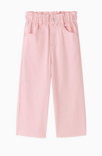 Pink denim pants girls