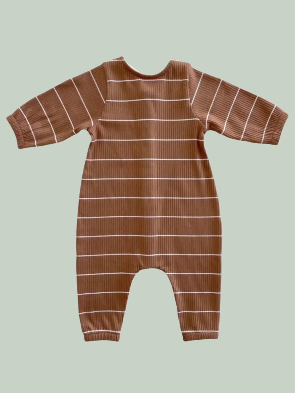 Saddle Stripe Ribbed Jumpsuit