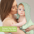 KeaBabies Luxe Baby Hooded Towel