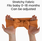 Waffle Bow Baby Headbands