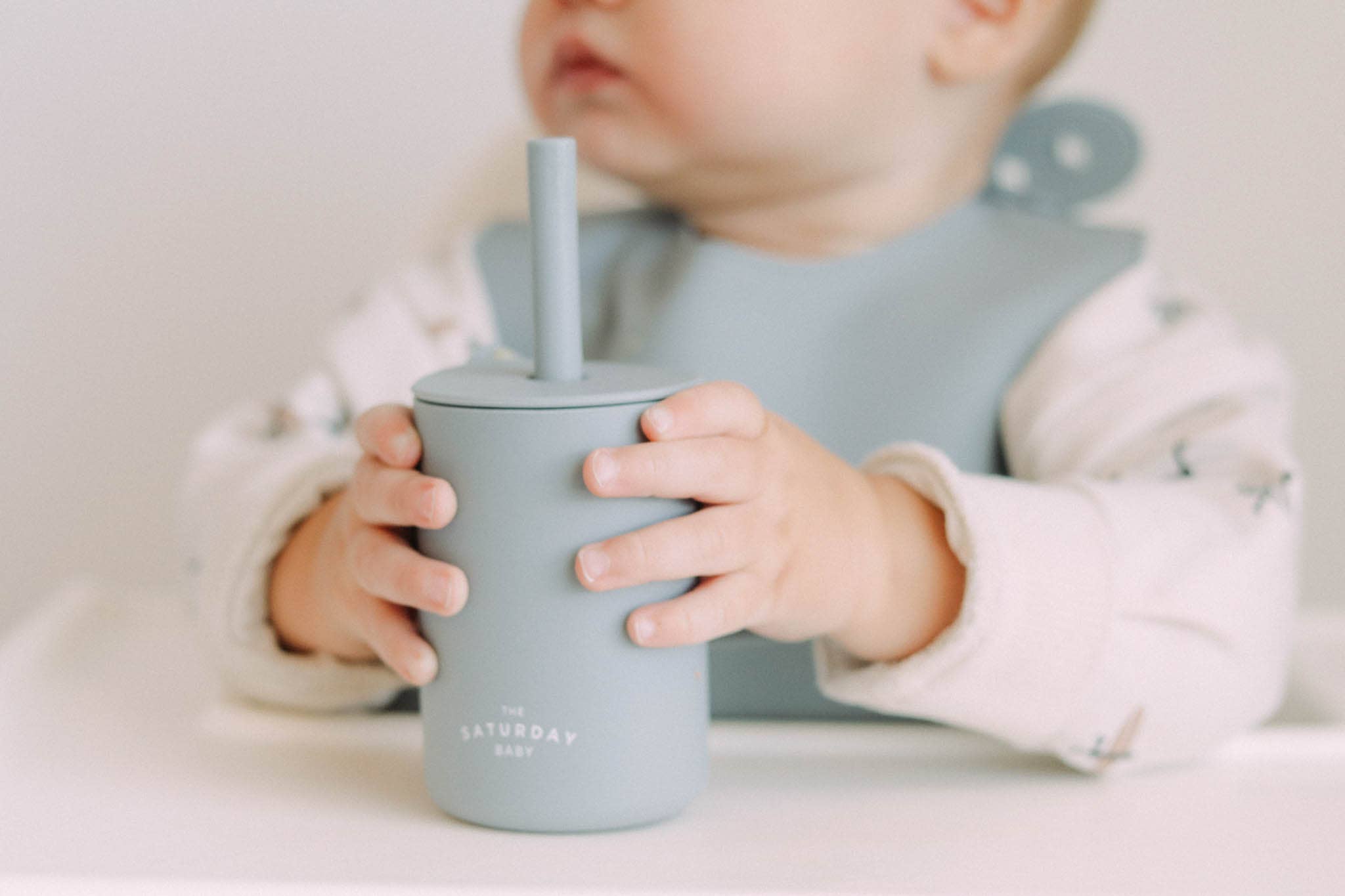 The Saturday Baby Silicone Straw Cup