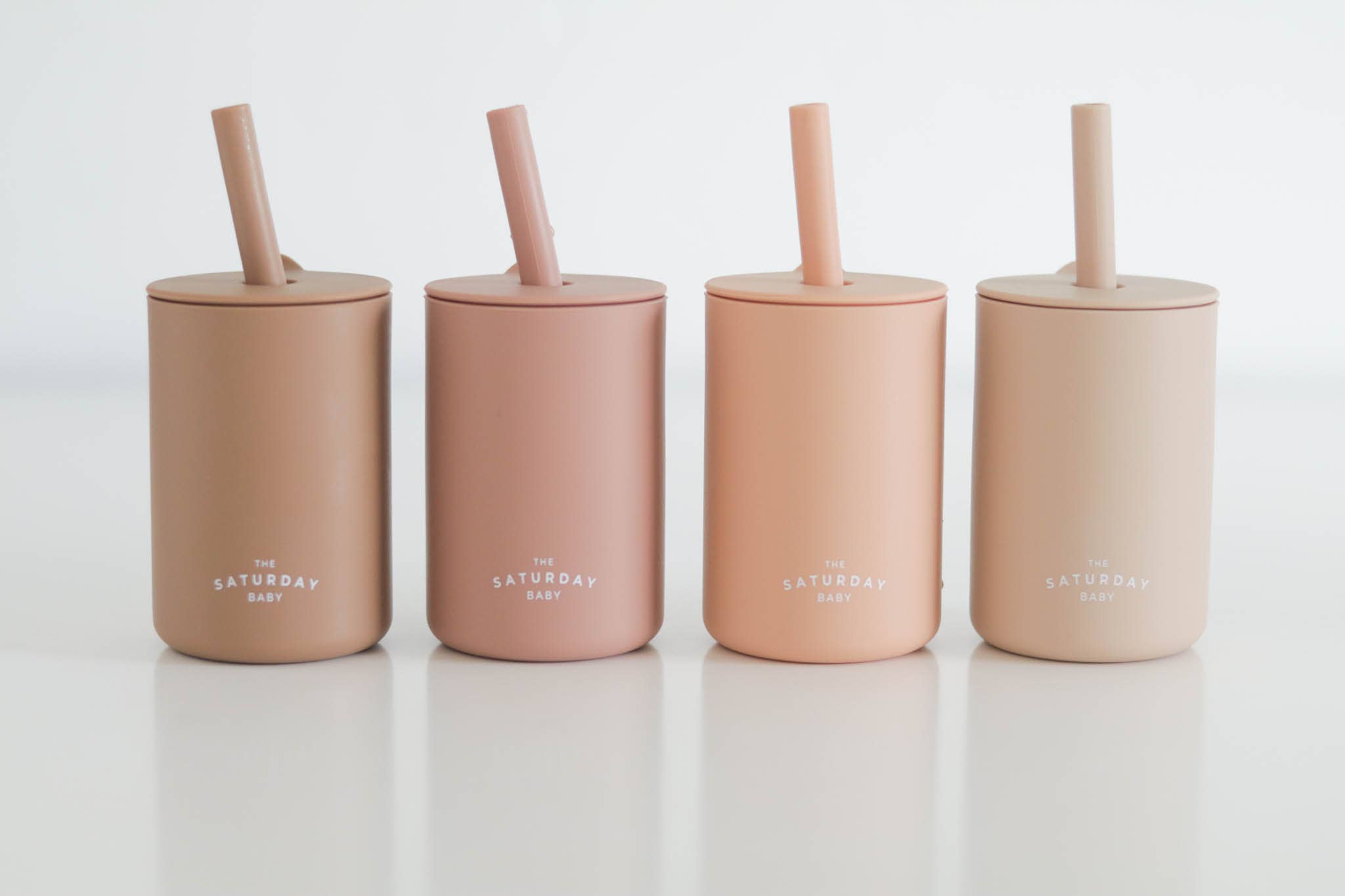 The Saturday Baby Silicone Straw Cup