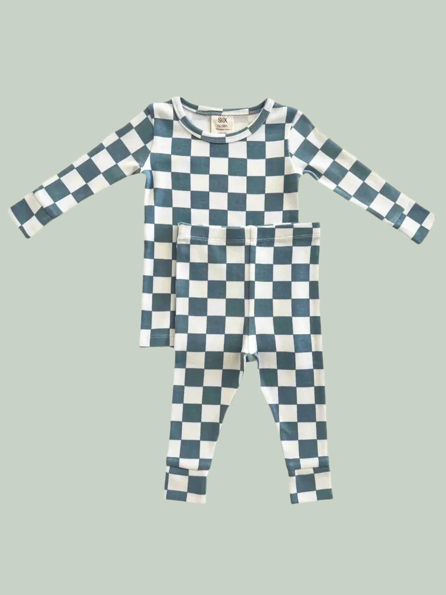 Checkered board 2 piece set