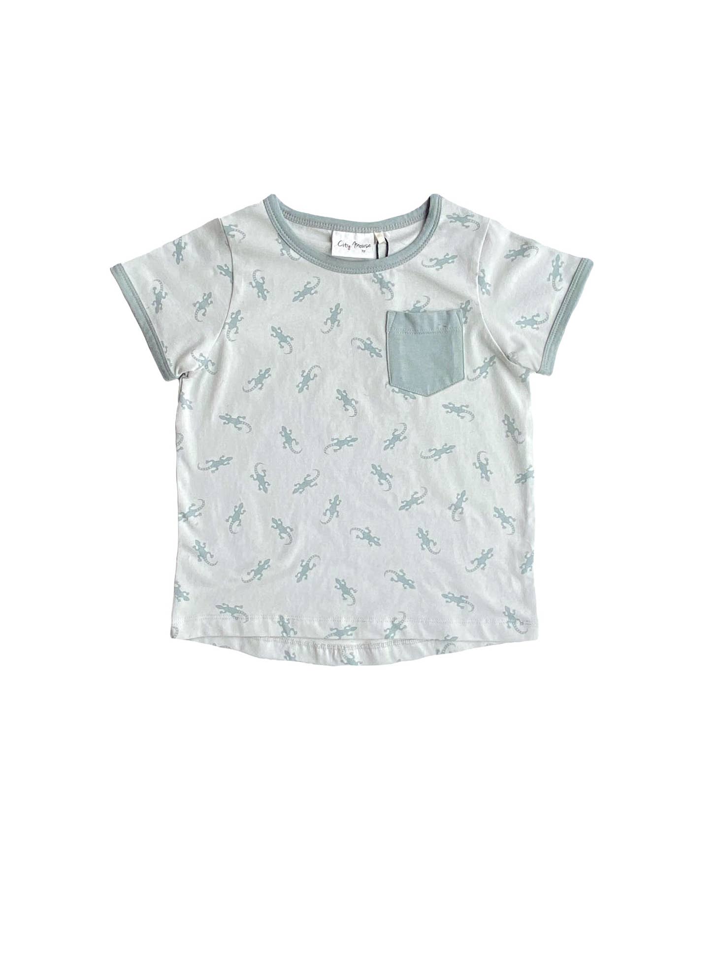 Gecko Pocket Tee- Jersey - Loch and Ali's Children's Boutique