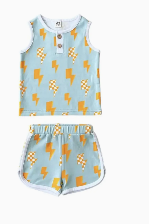 Tank & Shorts Set | Lightning Bolt