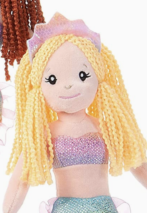 Plush Mermaid Doll – 12"