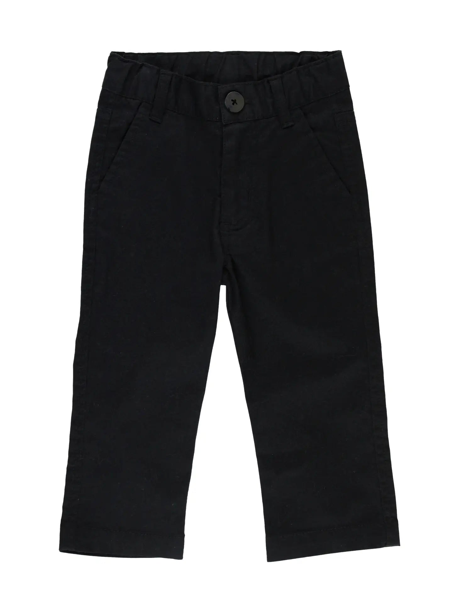 Boys Black Stretch Chino Pants - Loch and Ali's Children's Boutique