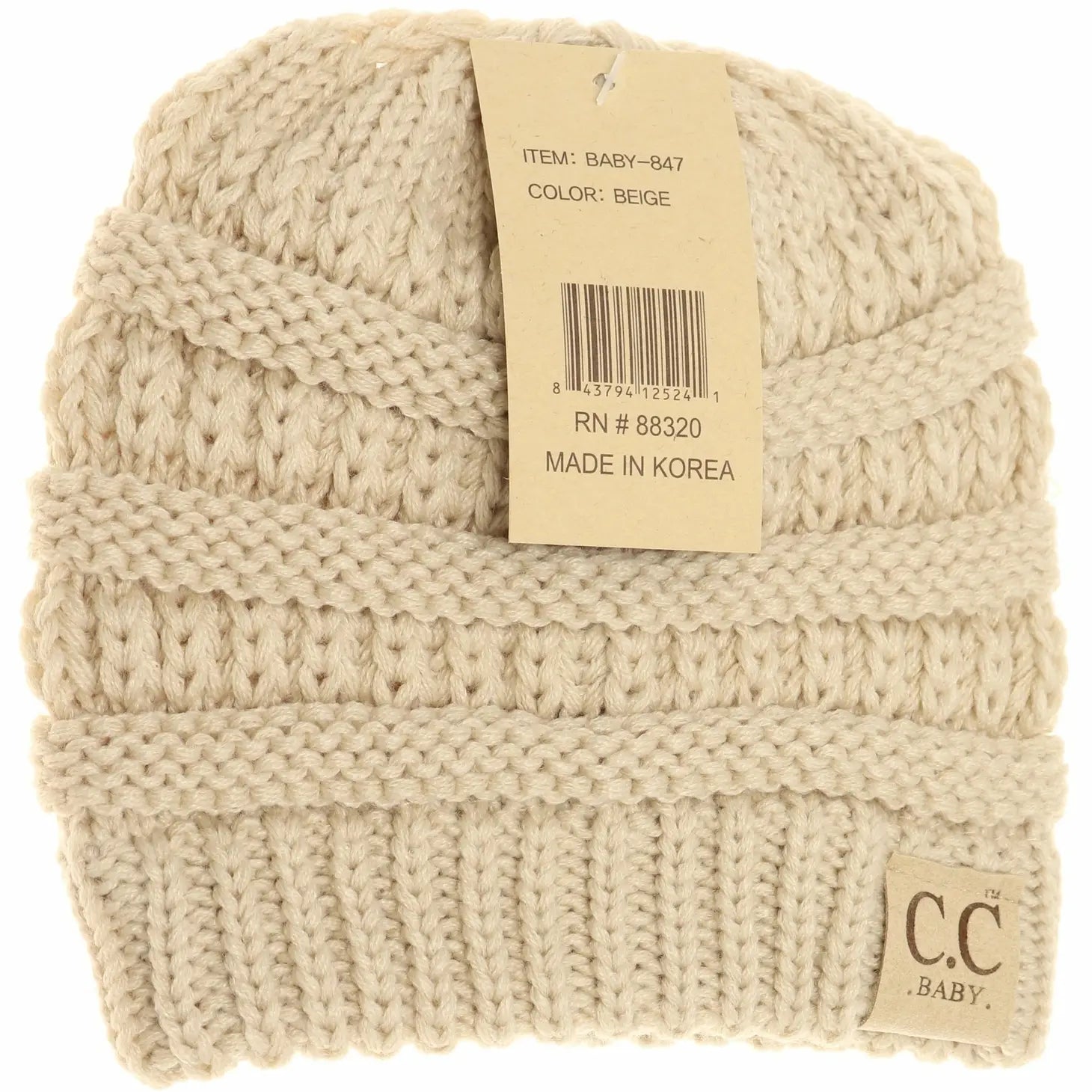 Baby Solid Cc Beanie - Loch and Ali's Children's Boutique