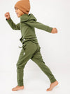 Hunter Green Children's Joggers - Loch and Ali's Children's Boutique