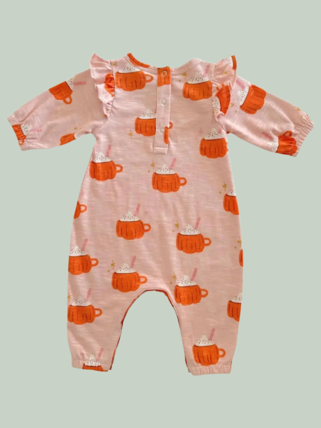Pumpkin Mug Pink Jumpsuit