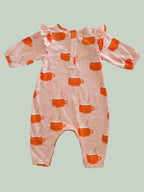 Pumpkin Mug Pink Jumpsuit