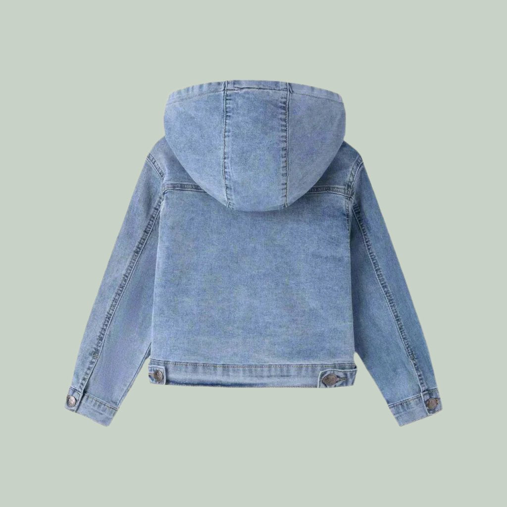 Denim Jacket with Hood