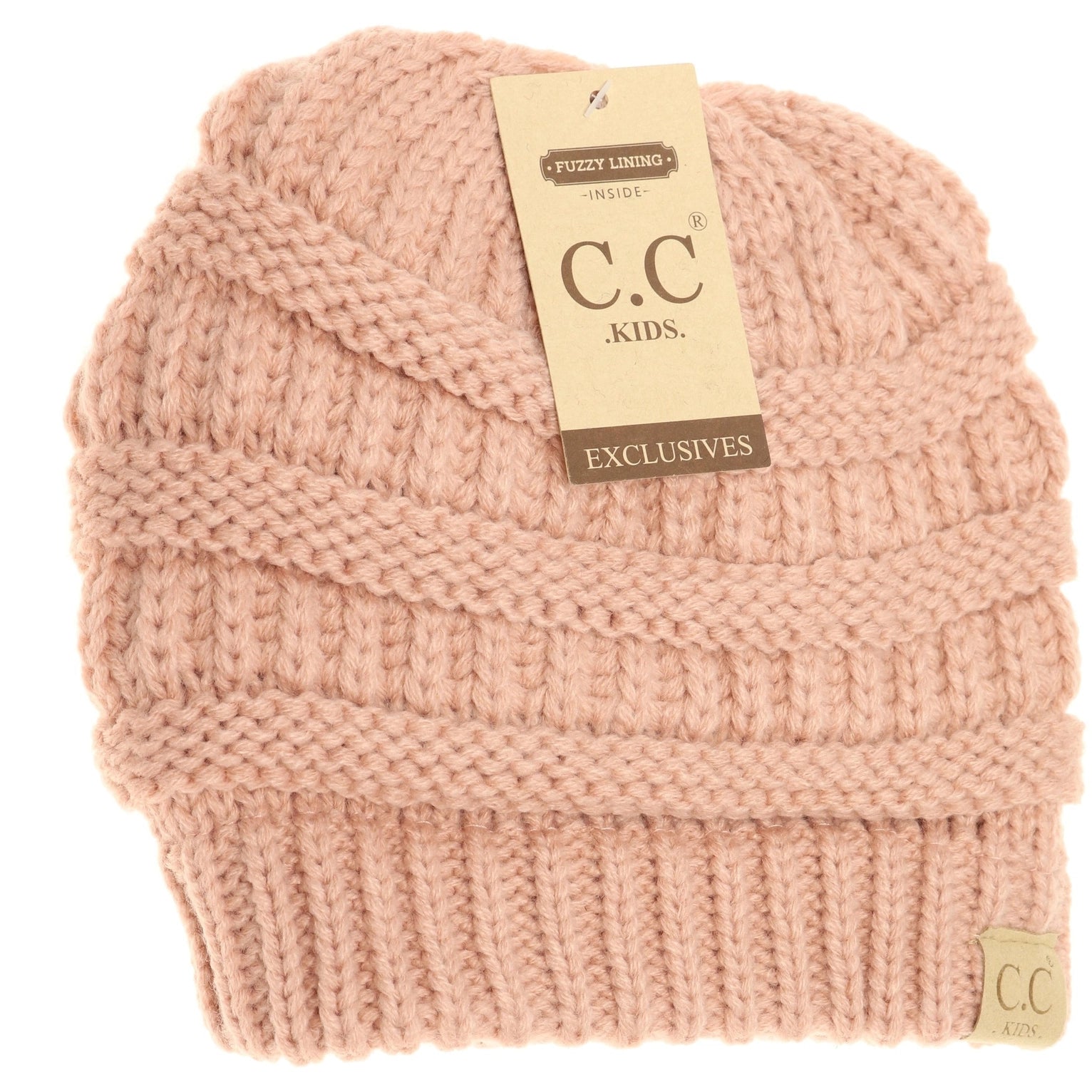 Kids Solid Fuzzy Lined Cc Beanie - Loch and Ali's Children's Boutique