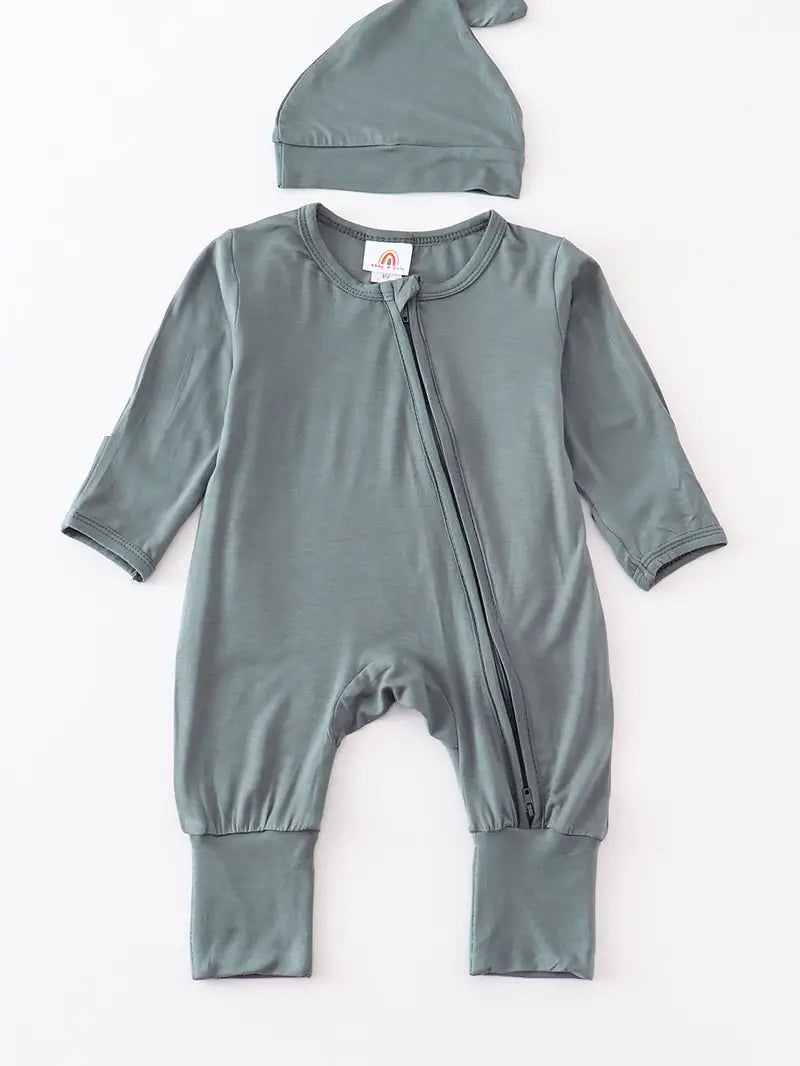 Zipper 2pc Baby Romper - Loch and Ali's Children's Boutique