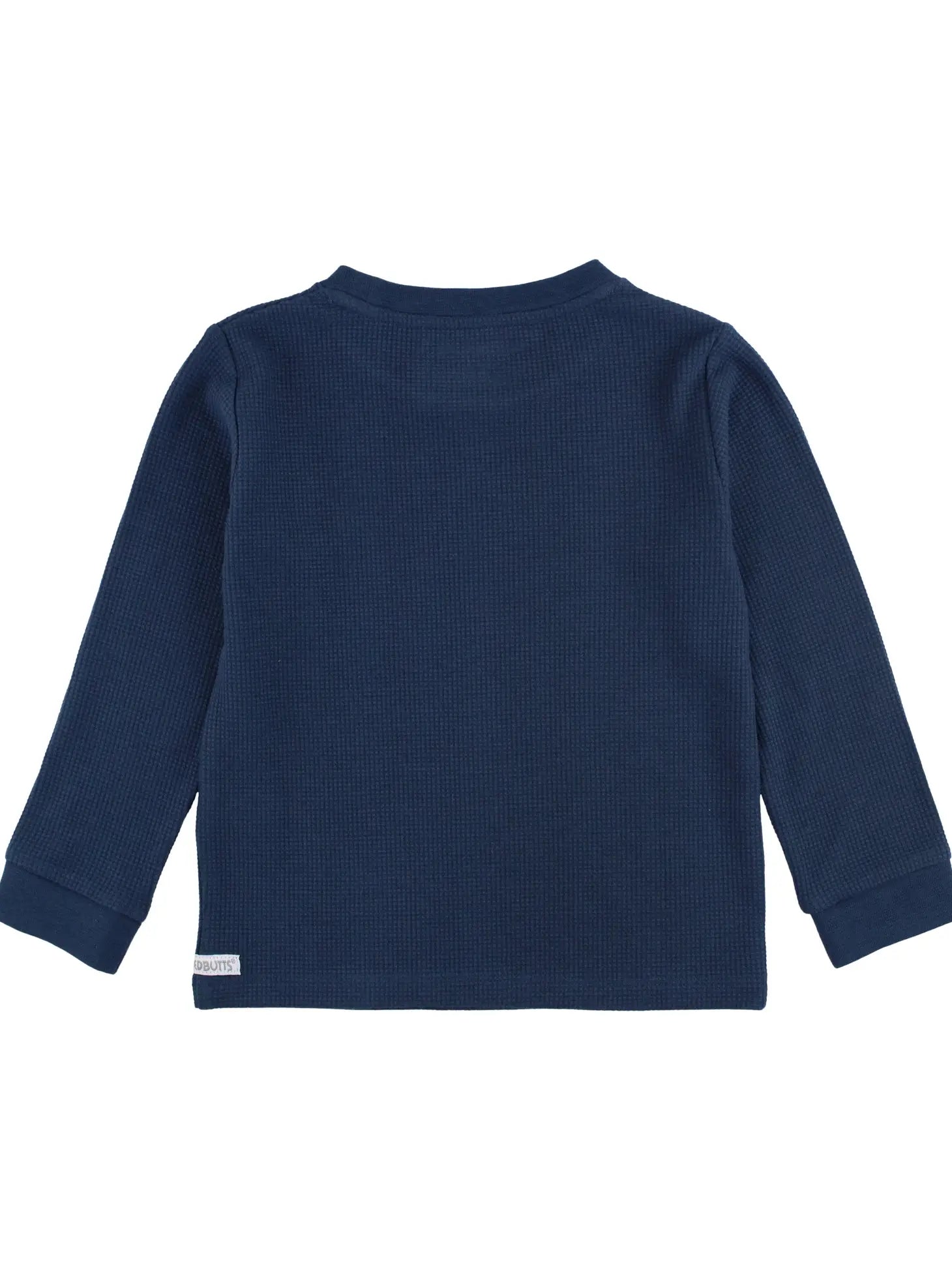 Sea Spray Waffle Knit Long Sleeve Crew Neck Shirt - Loch and Ali's Children's Boutique