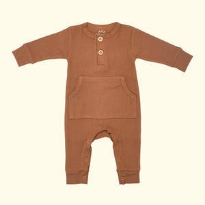 Baby Ribbed Playsuit with Pockets - Loch and Ali's Children's Boutique