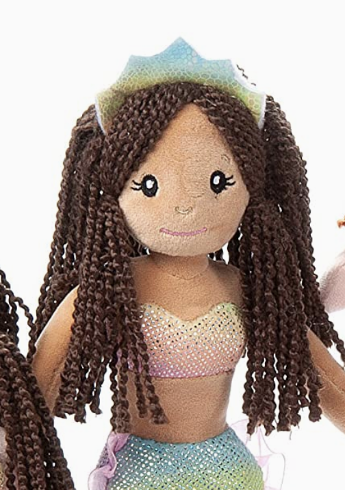 Plush Mermaid Doll – 12"