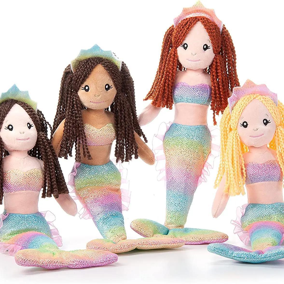 Plush Mermaid Doll – 12"