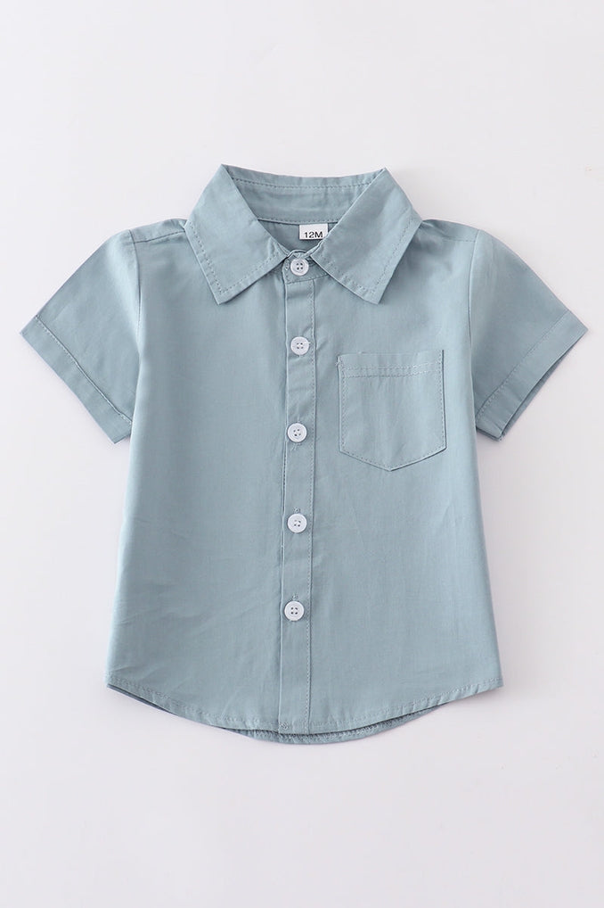 Button-Downs Pocket Boy Shirt - Loch and Ali's Children's Boutique