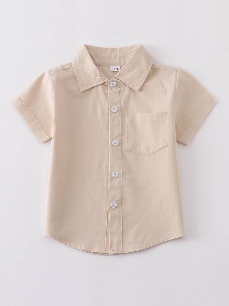 Button-Downs Pocket Boy Shirt - Loch and Ali's Children's Boutique