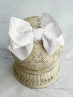 Double Bow Textured Solid Headband