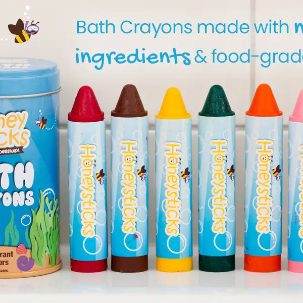 Honeysticks All Natural and Food-Grade Bath Crayons - Loch and Ali's Children's Boutique