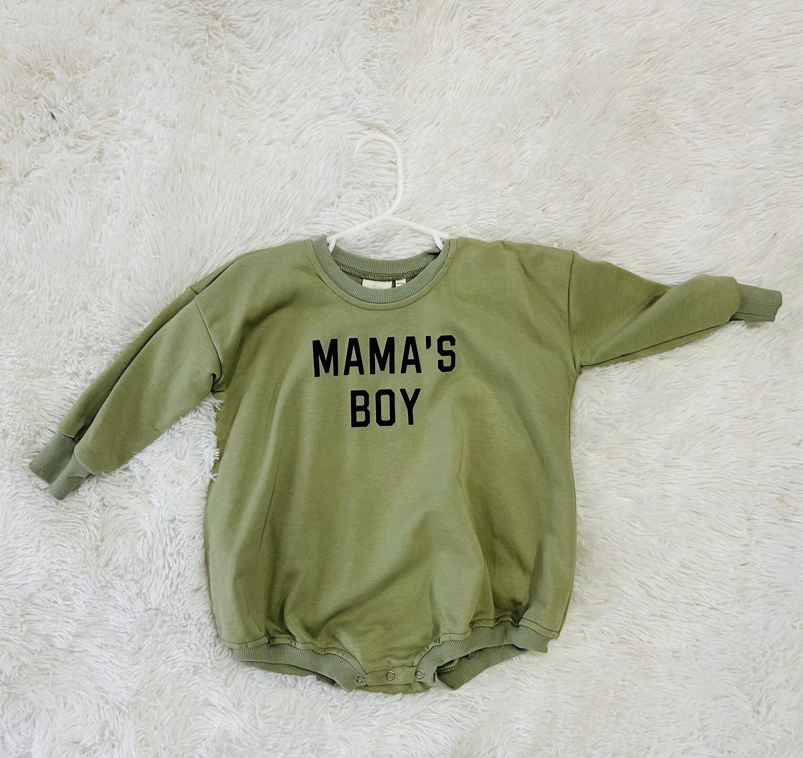 Mama's Boy Bubble Romper