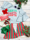 Santa Flared Top & Bell Bottom Set