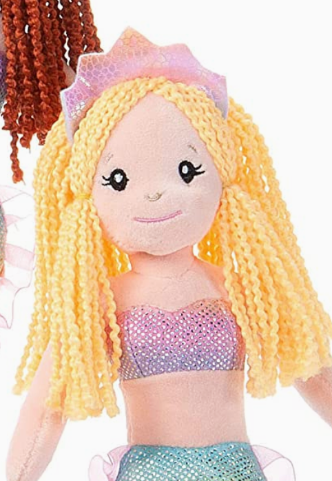 Plush Mermaid Doll – 12"