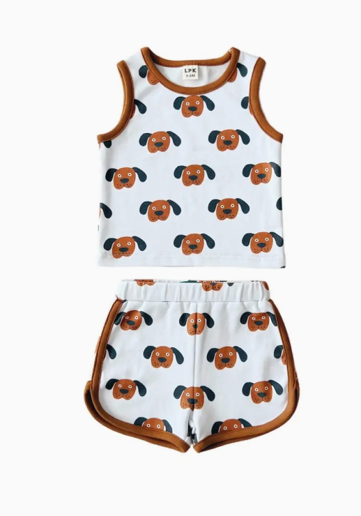 Tank & Shorts Set | Puppy Love
