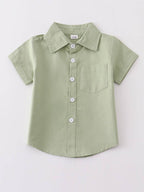 Button-Downs Pocket Boy Shirt - Loch and Ali's Children's Boutique