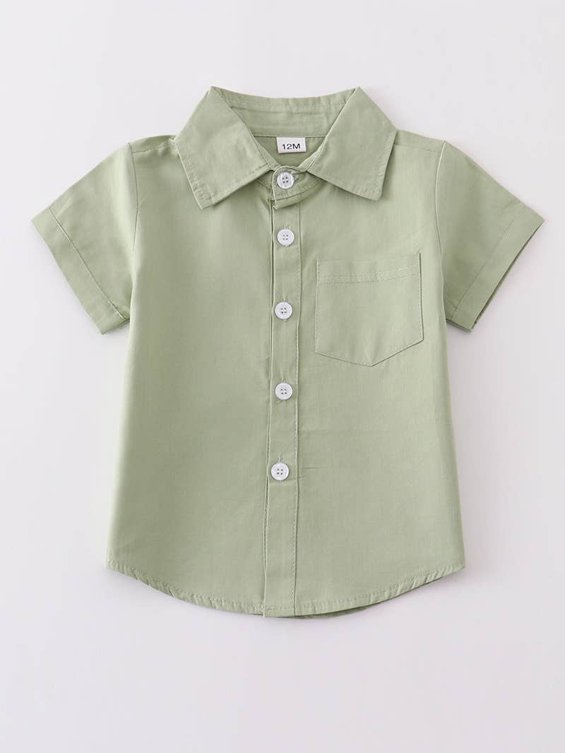 Button-Downs Pocket Boy Shirt - Loch and Ali's Children's Boutique