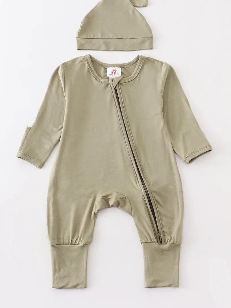 Zipper 2pc Baby Romper - Loch and Ali's Children's Boutique