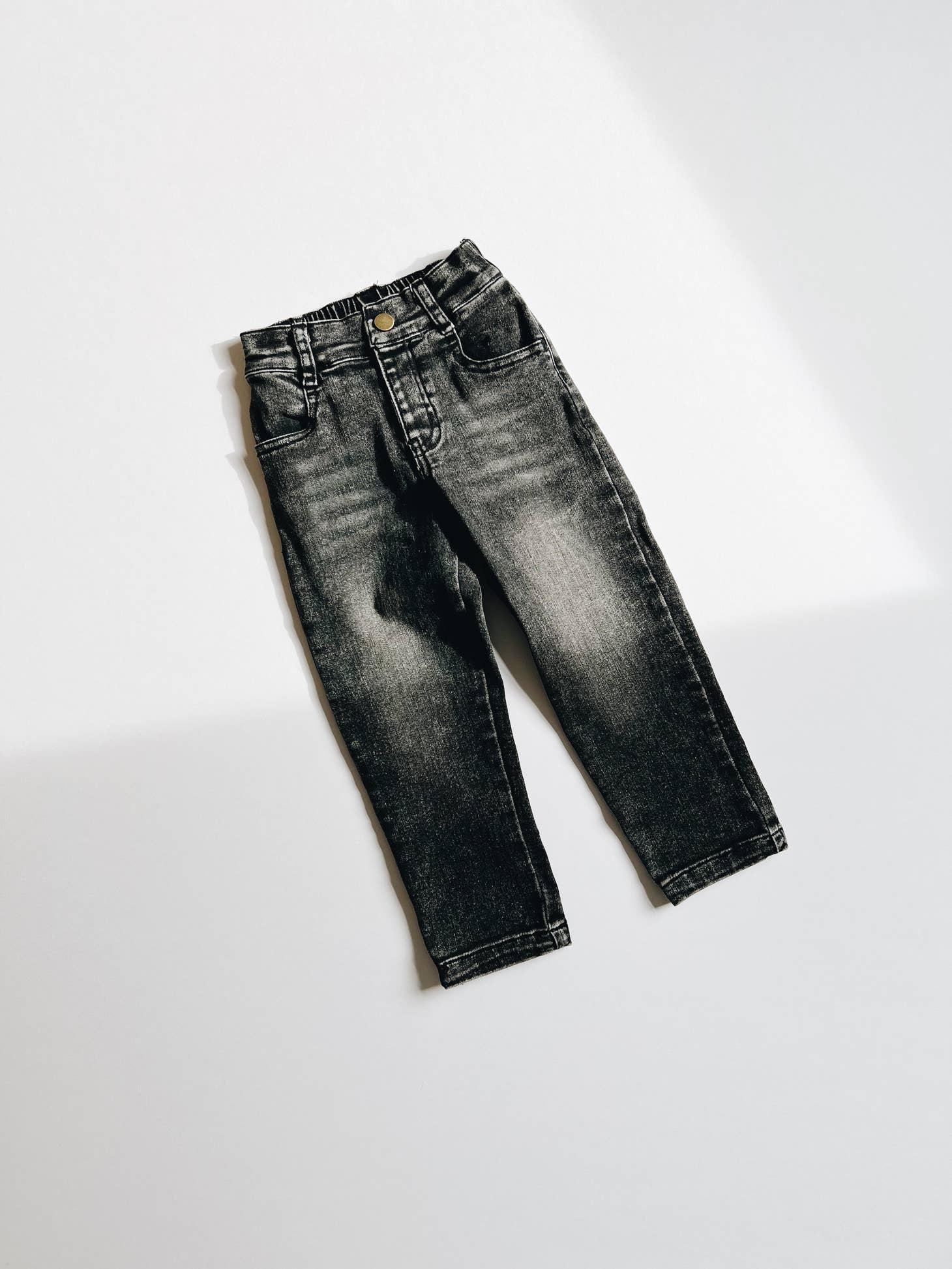 Stretch Denim - Faded Black - Loch and Ali's Children's Boutique