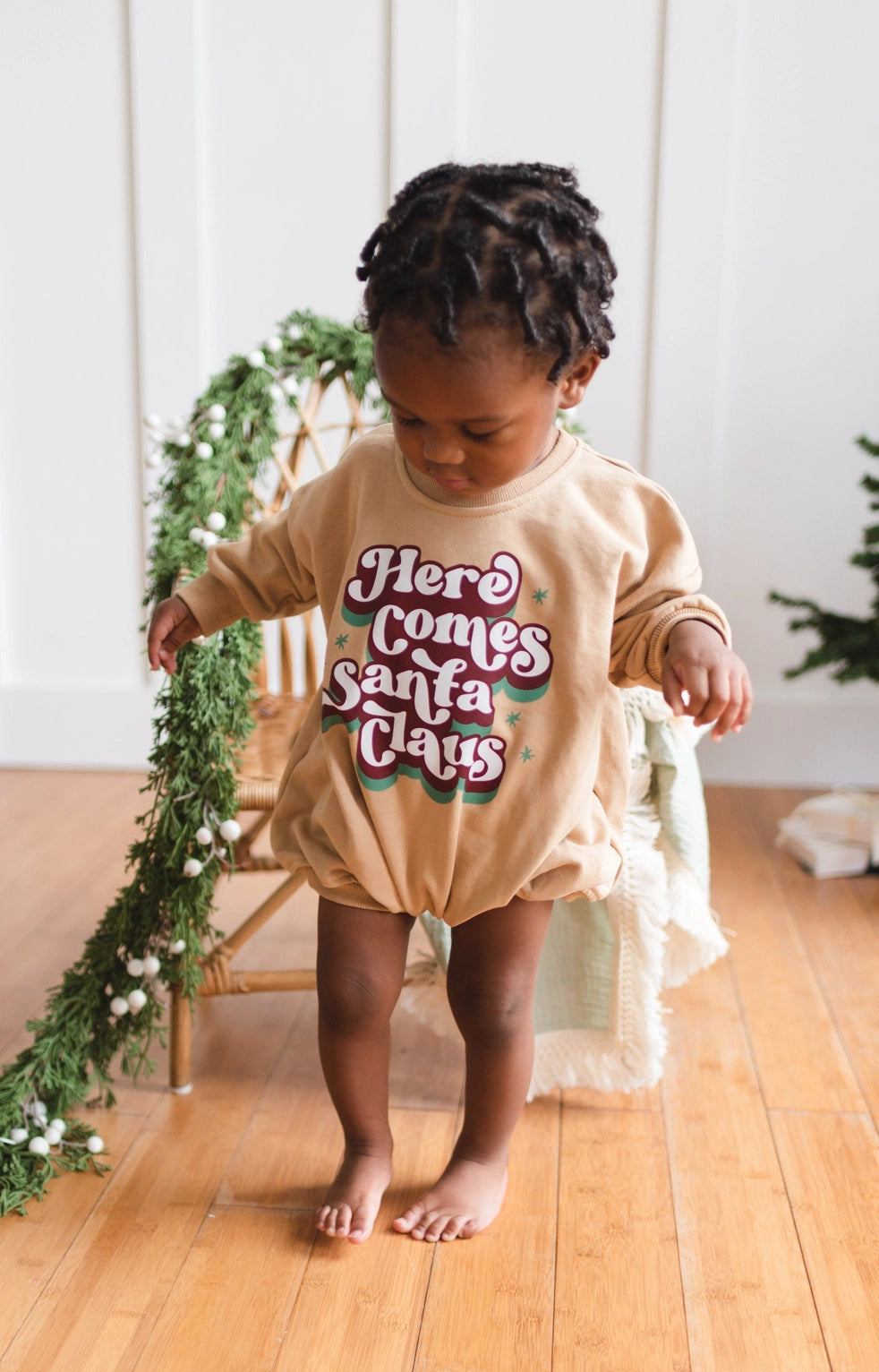 Here Comes Santa Romper