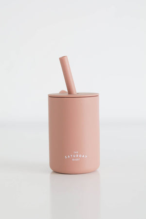 The Saturday Baby Silicone Straw Cup