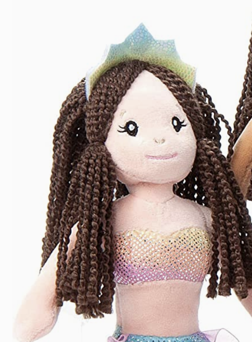 Plush Mermaid Doll – 12"