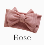 Waffle Bow Baby Headbands