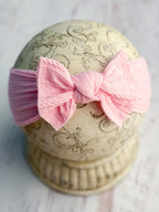 Cable Knit Bow Headband