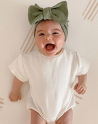 Waffle Bow Baby Headbands