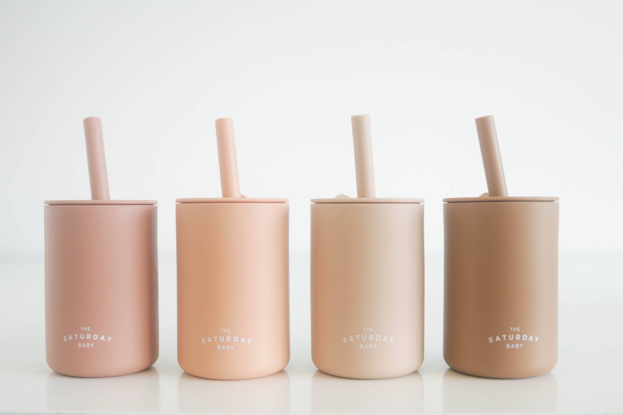 The Saturday Baby Silicone Straw Cup